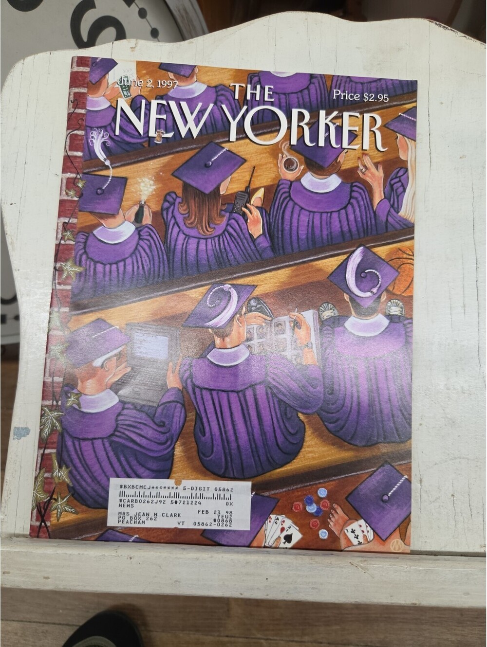 The New Yorker Magazine June 2 1997 Full Theme Cover by M. Scott Miller